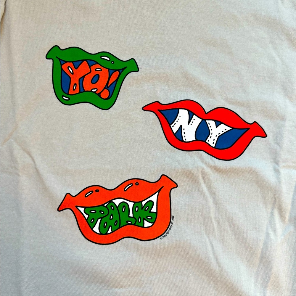 Only NY long sleeve t-shirt, XXL, very light gray